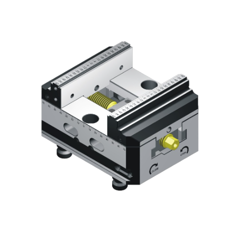 PQV125 5-Axis Self-Centering Vise