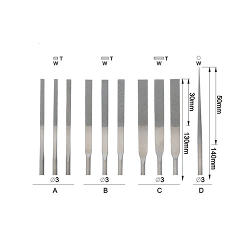 Tapered Diamond File