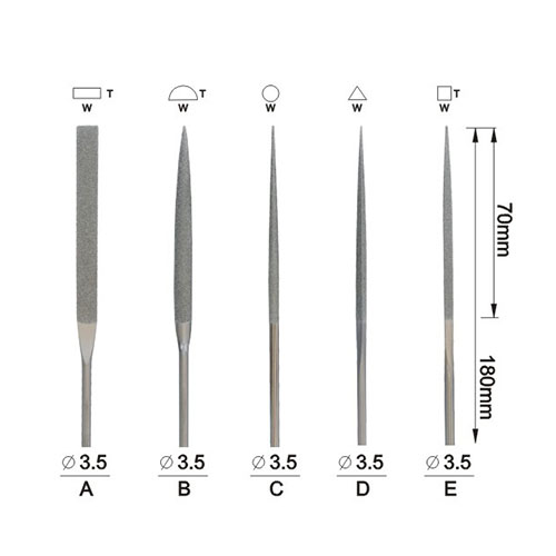 Needle Diamond File