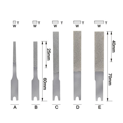 Machine Taper Diamond Flexible Files